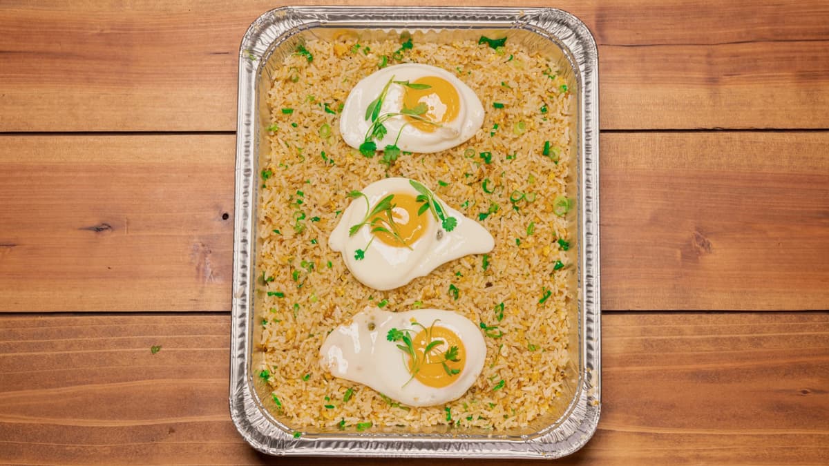 Fried Rice Tray- No Protein menu item
