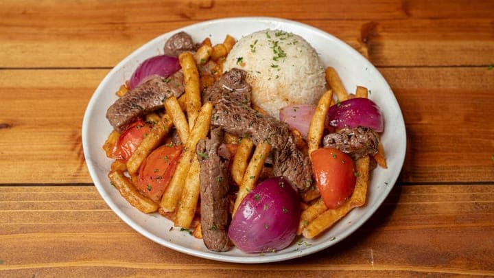 Saltado-Ribeye menu item