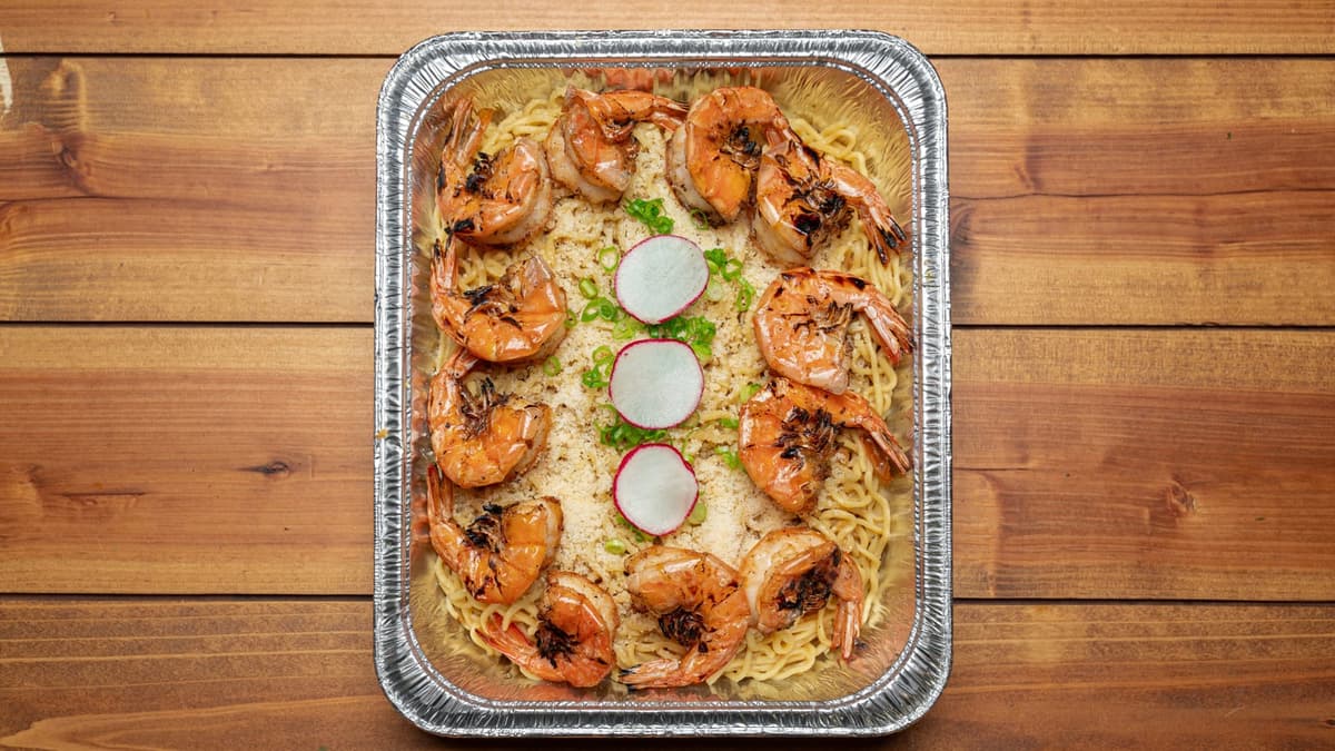 Prawns Garlic Noodles Tray menu item