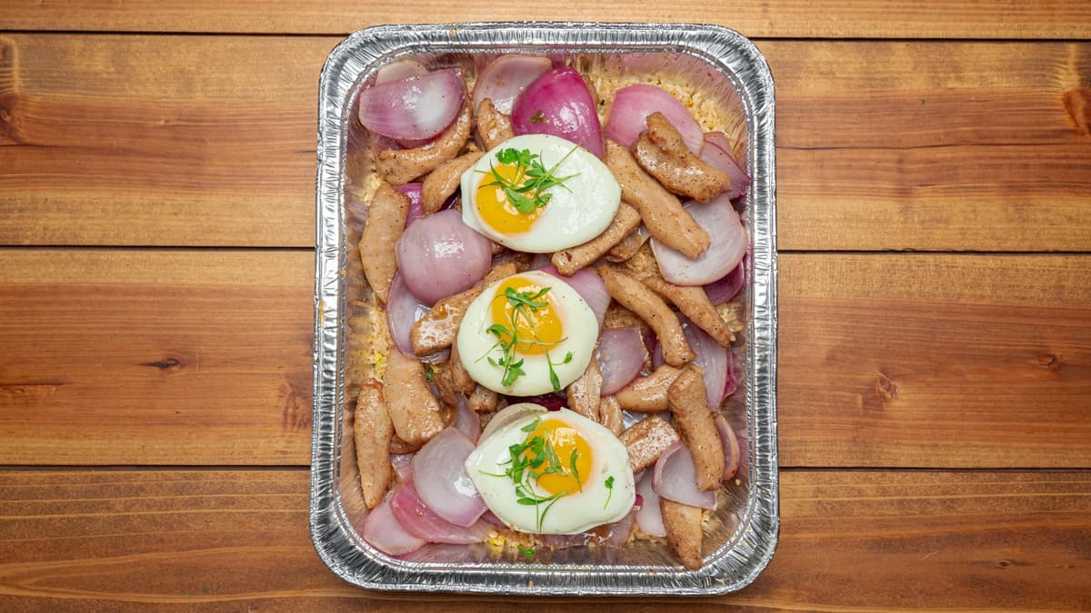 Pork Jowl Fried Rice Tray menu item